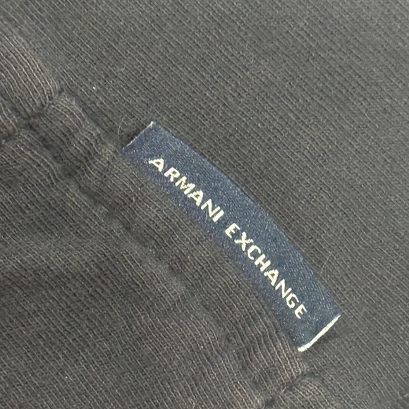 Armani Exchange Slim Ajustee Black Longsleeve Collar Shirt - Picture 5 of 7